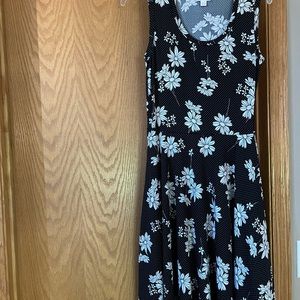 EUC LulaRoe Nikki dress. The material is so silky and is wrinkle proof.